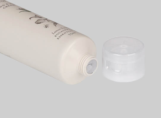 Plastic Tooth Paste Custom Cosmetic Tubes Lotion D35mm 35-110ml With Flip Cap